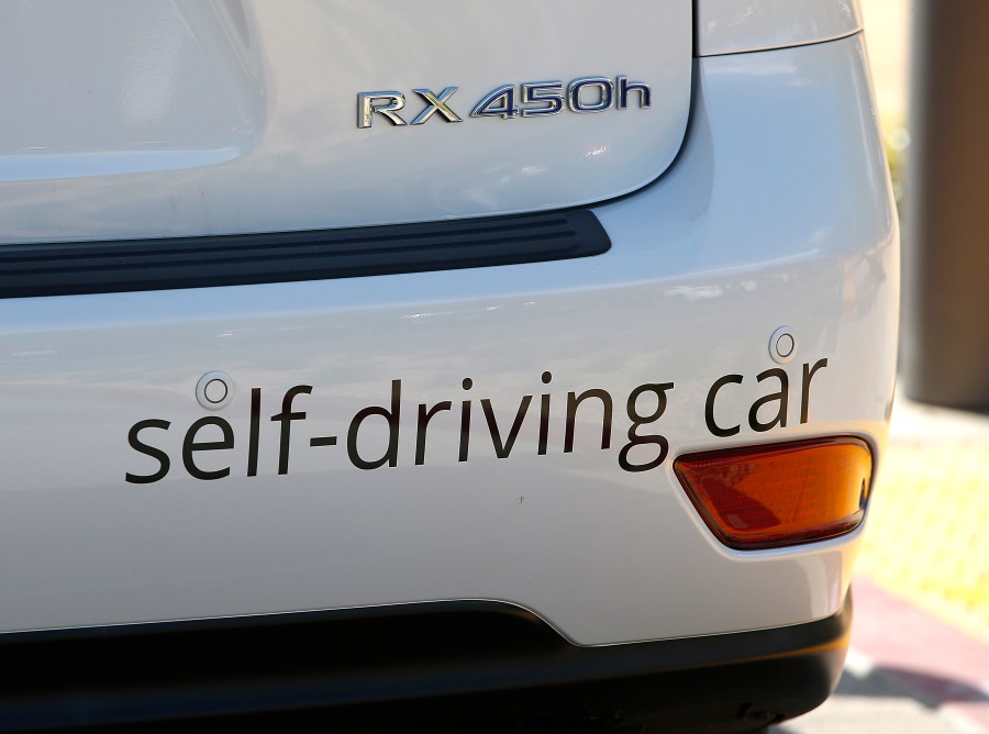 FILE - Google's self-driving Lexus car drives along street during a demonstration at Google campus on May 13, 2015, in Mountain View, Calif. Advocates for the self-driving vehicle industry on Wednesday, July 26, 2023, warned that years of regulatory inaction is putting American manufacturers at a competitive disadvantage and urged Congress to expand their ability to test and eventually sell autonomous cars and trucks. (AP Photo/Tony Avelar, File)