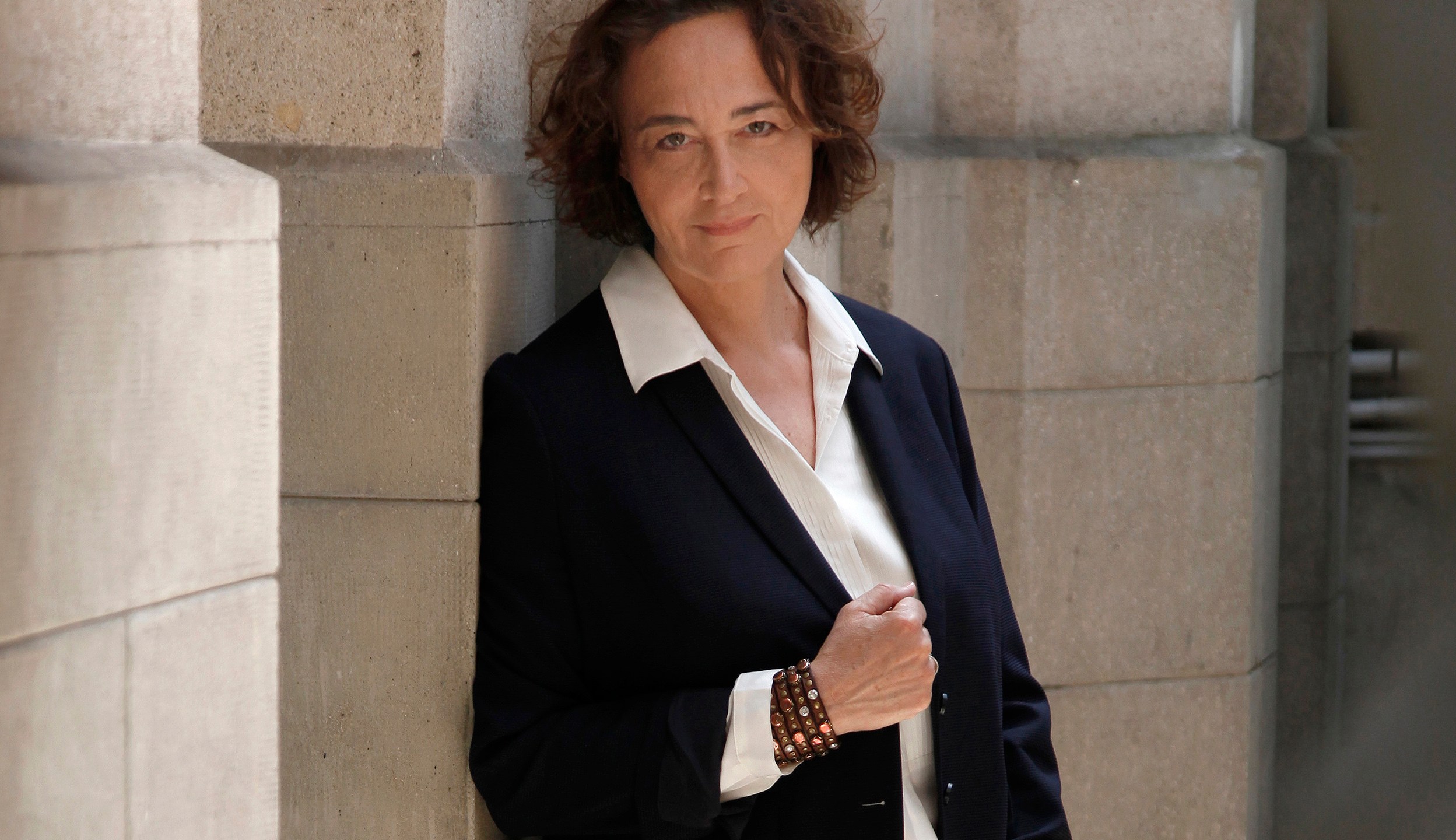 This image released by Warner Music France shows Nathalie Stutzmann in Paris on June 11, 2020. (Stephanie Slama/Warner Music France via AP)