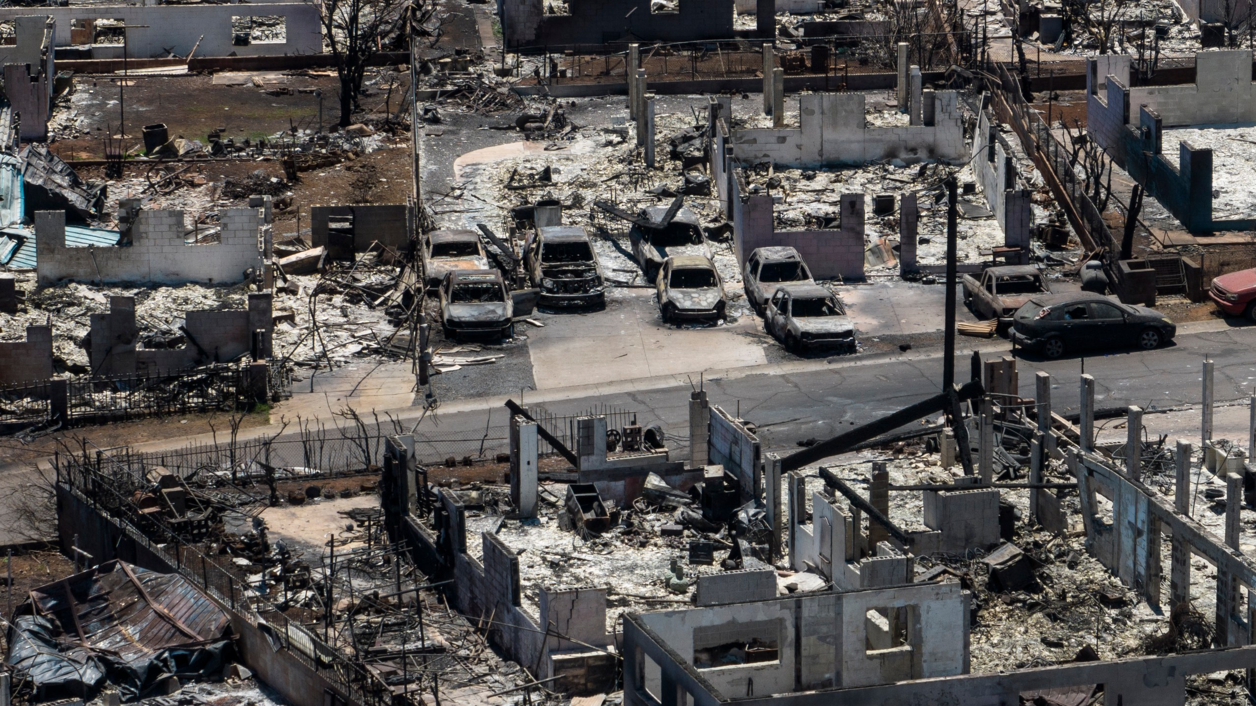 FILE - A general view shows the aftermath of a devastating wildfire in Lahaina, Hawaii, Aug. 22, 2023. (AP Photo/Jae C. Hong, File)