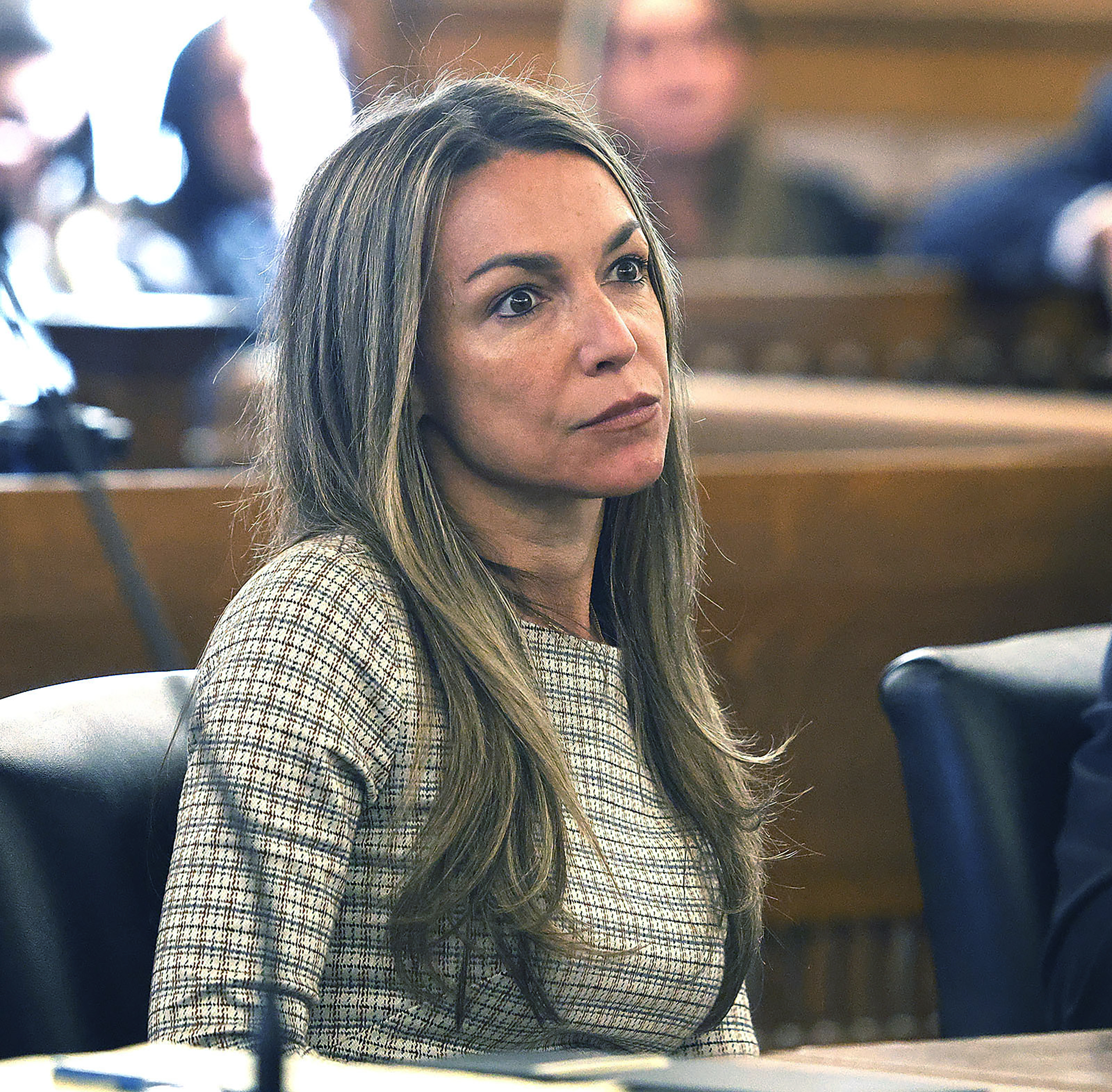 FILE - Karen Read and her defense team and the prosecution file motions in Norfolk Superior Court in Dedham, Mass., Nov. 13, 2024 (Greg Derr/The Patriot Ledger via AP, Pool, file)