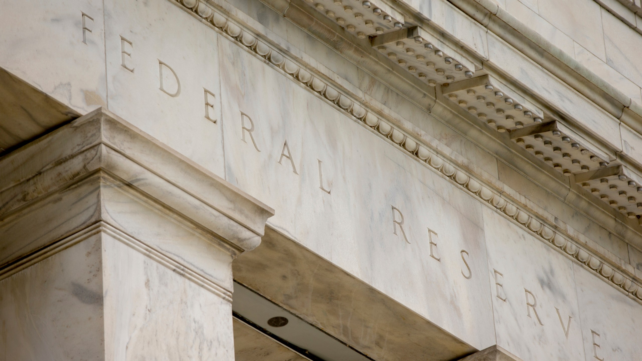 FILE - The Marriner S. Eccles Federal Reserve Board Building, June 19, 2015, in Washington. (AP Photo/Andrew Harnik, File)