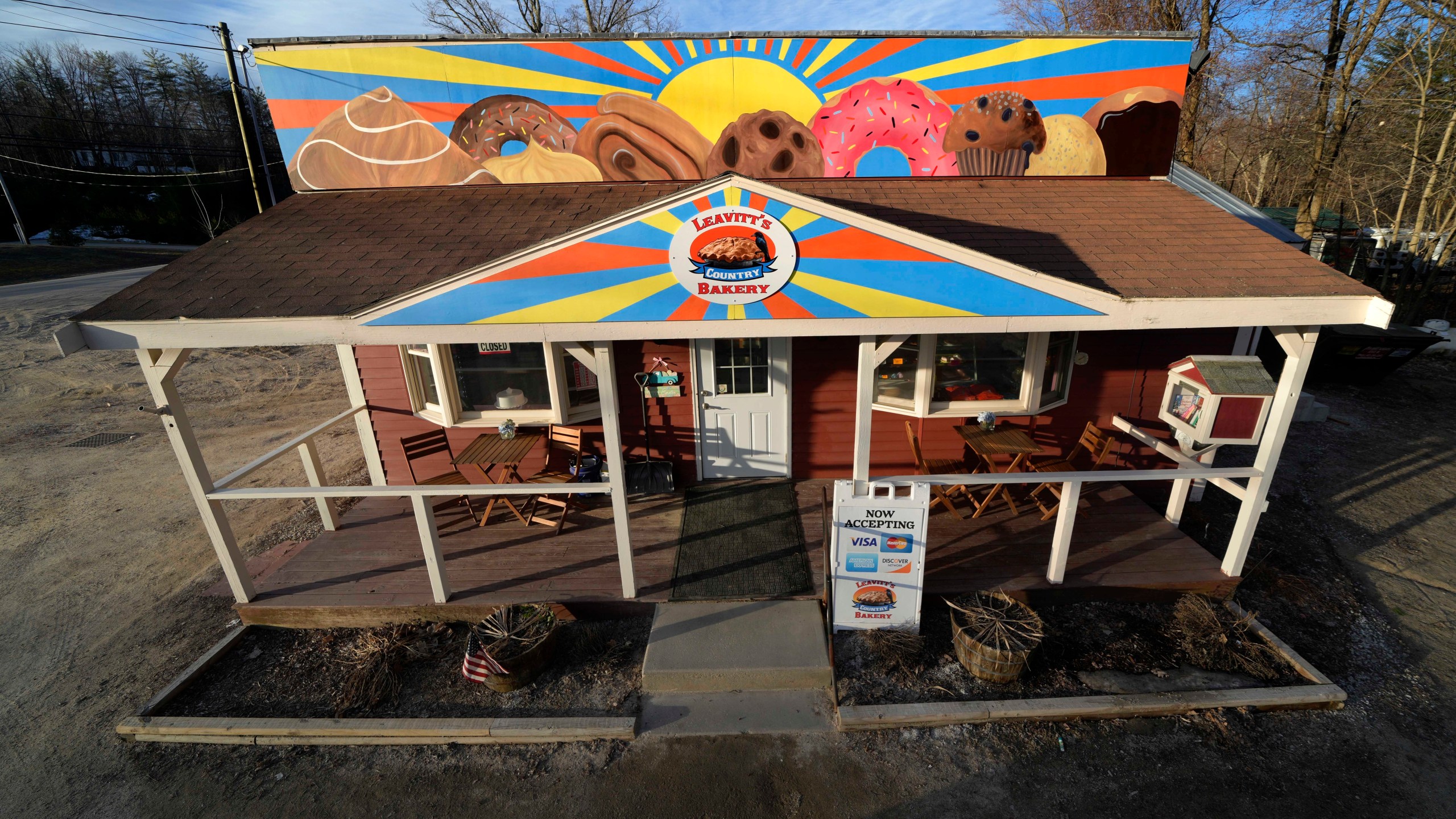 FILE - Leavitt's Country Bakery is seen in this April 12, 2023 file photo, in Conway, N.H. (AP Photo/Robert F. Bukaty, file)