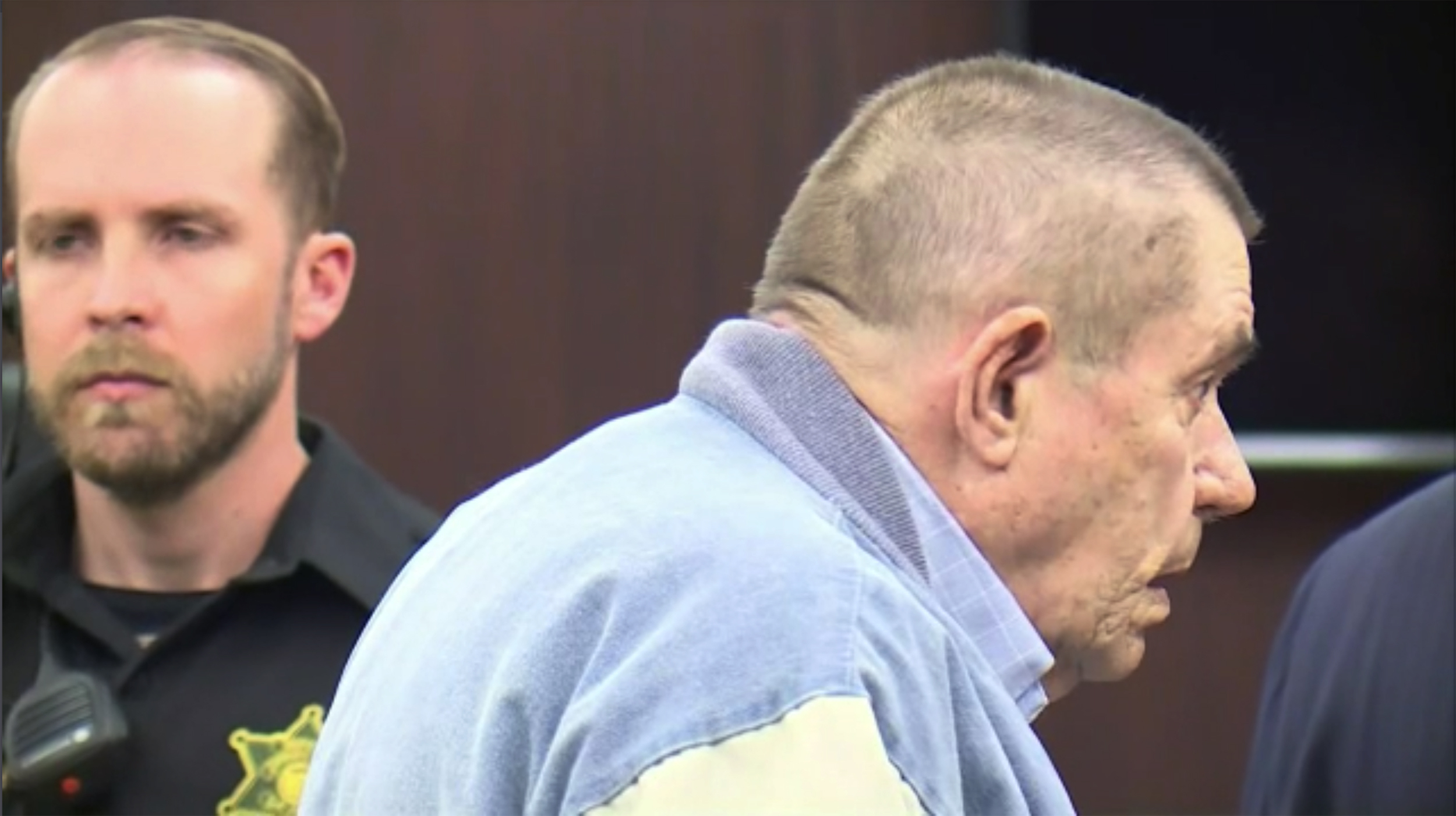 FILE - Andrew Lester appears in court to answer charges of first-degree assault and armed criminal action, April 19, 2023, in Liberty, Mo. (KMBC via AP, Pool, File)