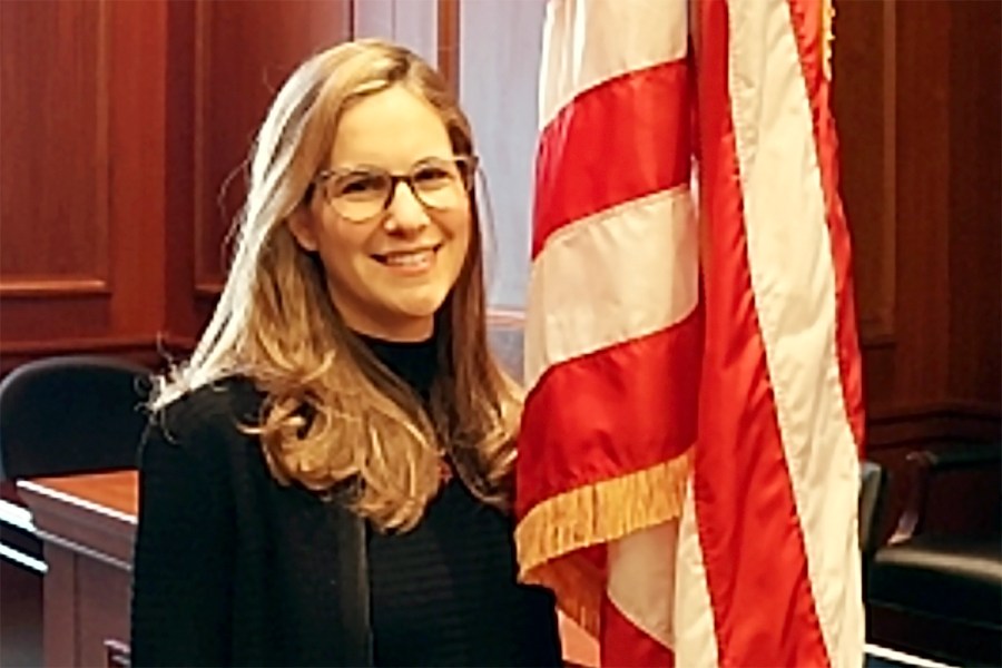 This undated image provided by the U.S. Attorney's Office, Southern District of New York, shows Danielle R. Sassoon, interim U.S. attorney for the Southern District of New York. (U.S. Attorney's Office, Southern District of New York via AP)