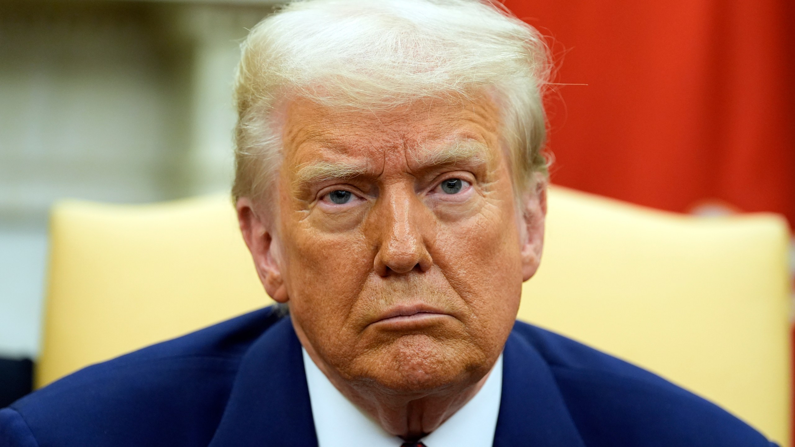 President Donald Trump listens as he meets with India's Prime Minister Narendra Modi in the Oval Office of the White House, Thursday, Feb. 13, 2025, in Washington. (Photo/Alex Brandon)