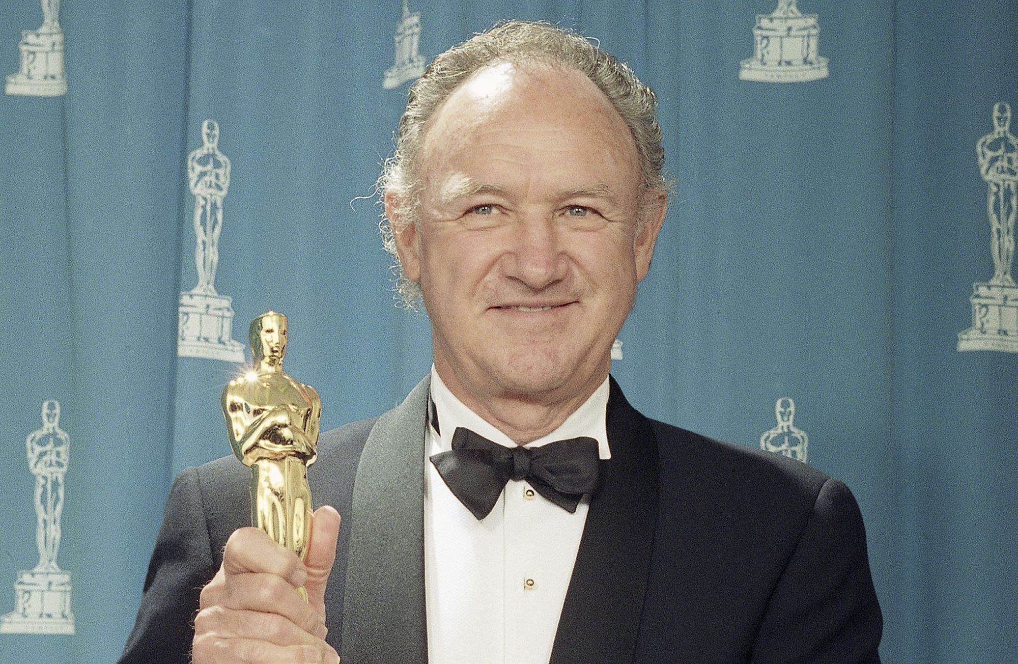 FILE - Actor Gene Hackman, winner of Best Supporting Actor at academy awards in March 1993. (AP Photo, File)