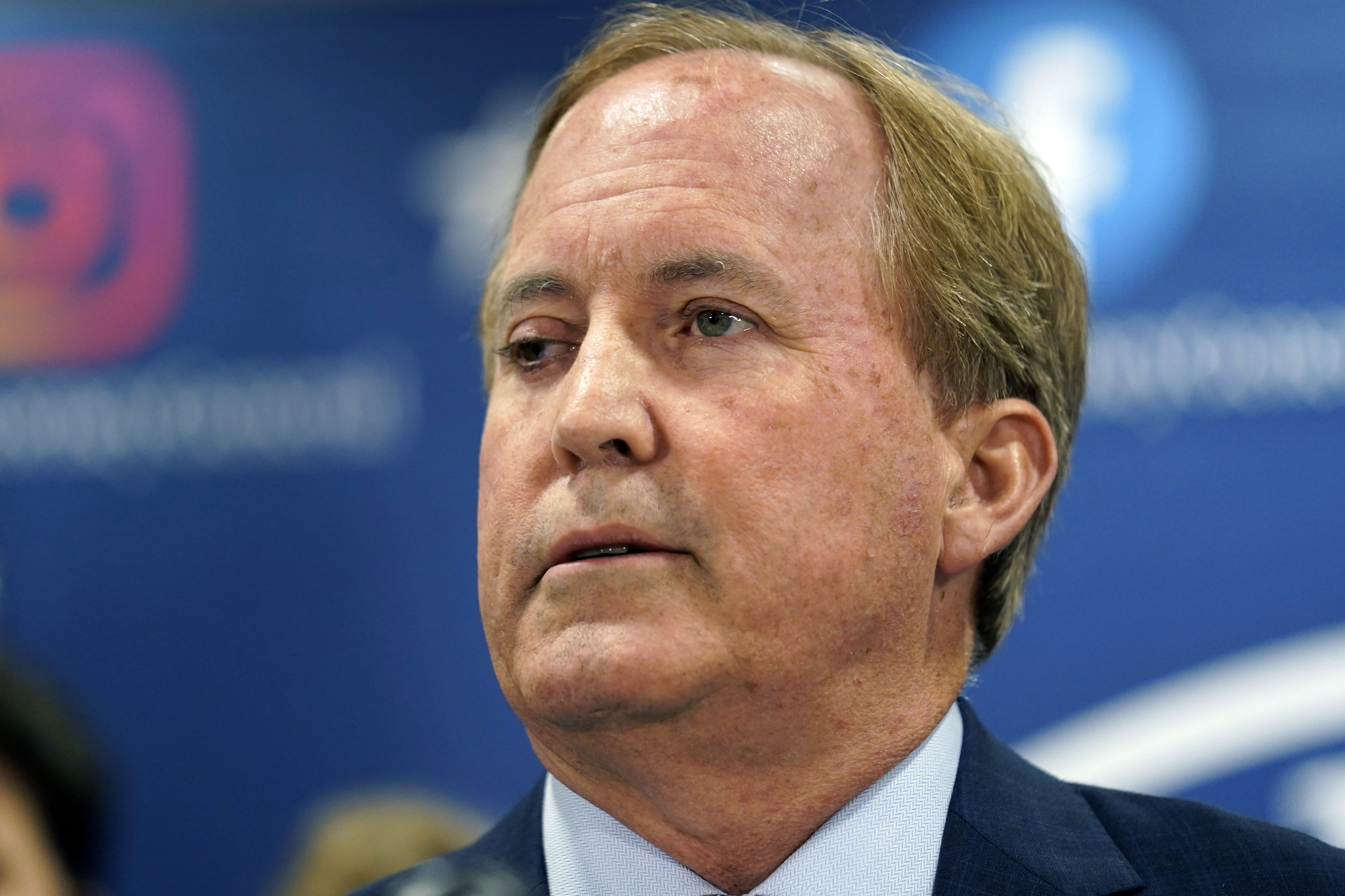 FILE - Texas Attorney General Ken Paxton makes a statement at his office, May 26, 2023, in Austin, Texas. (AP Photo/Eric Gay, File)